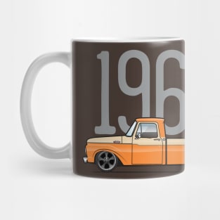 1964 Orange and Tan Mug